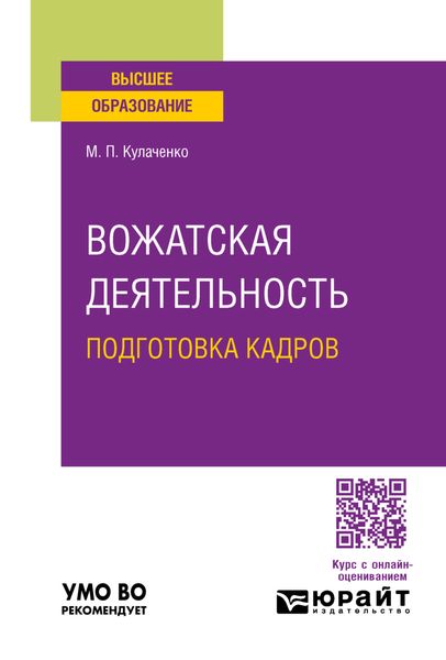 Обложка книги «Вожатская деятельность: подготовка кадров. Учебное пособие для вузов»