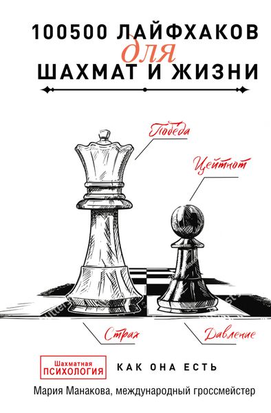 Обложка книги «100500 лайфхаков для шахмат и жизни»