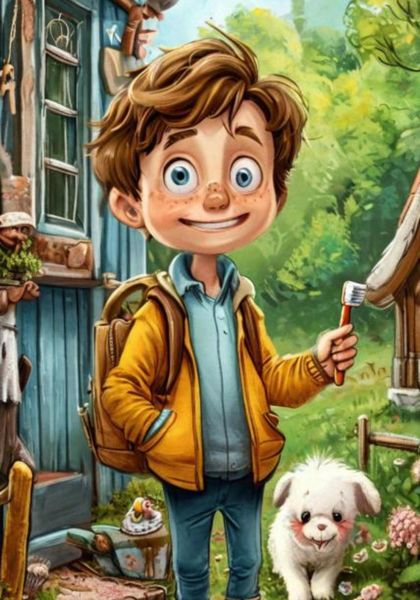 Обложка книги  «История Зубной щетки и ее друзей»