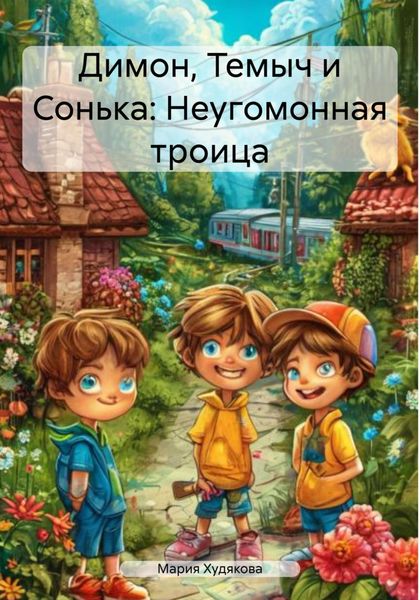 Обложка книги  «Димон, Темыч и Сонька: Неугомонная троица»
