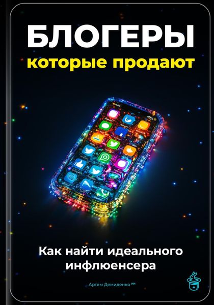 Обложка книги  «Блогеры, которые продают: Как найти идеального инфлюенсера»