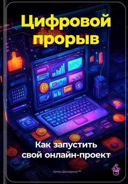 Обложка книги  «Цифровой прорыв: Как запустить свой онлайн-проект»