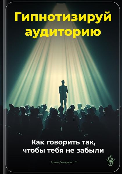 Обложка книги  «Гипнотизируй аудиторию: Как говорить так, чтобы тебя не забыли»