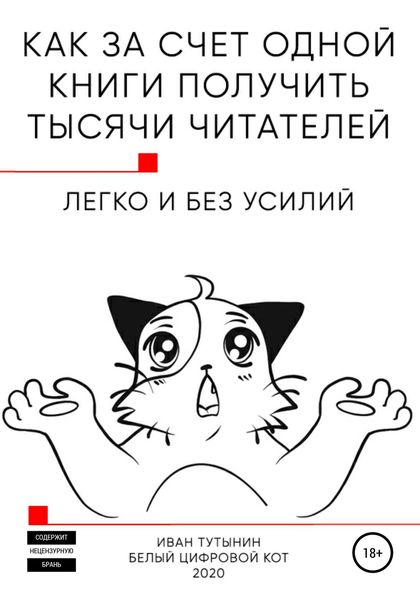 Обложка книги  «Как за счет одной книги получить тысячи читателей»
