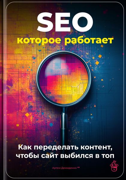 Обложка книги  «SEO, которое работает: Как переделать контент, чтобы сайт выбился в топ»