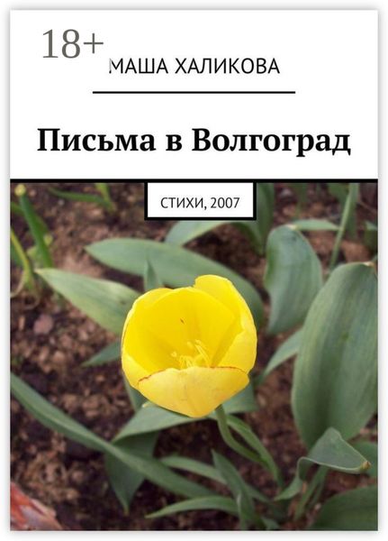 Обложка книги  «Письма в Волгоград. Стихи, 2007»
