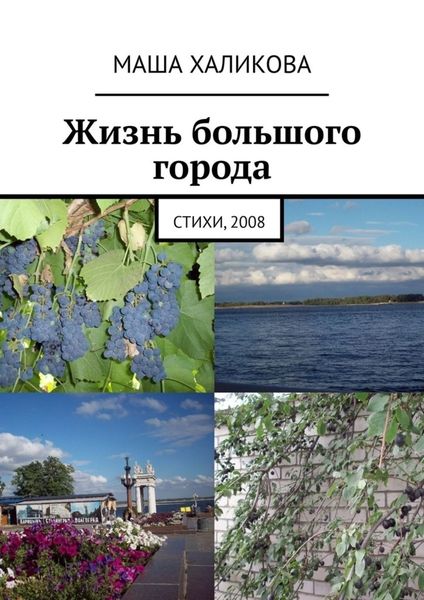 Обложка книги  «Жизнь большого города. Стихи, 2008»