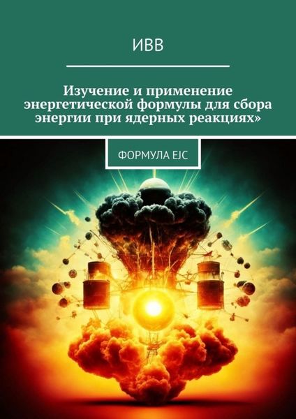 Обложка книги  «Изучение и применение энергетической формулы для сбора энергии при ядерных реакциях. Формула EJC»