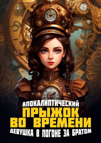 Обложка книги  «Апокалиптический прыжок во времени: Девушка в погоне за братом»