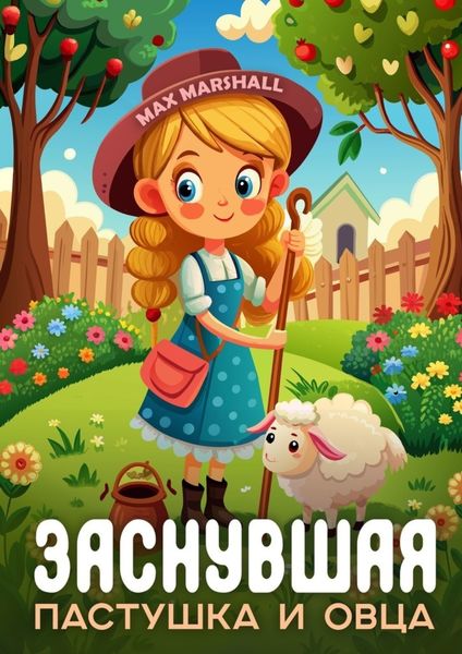 Обложка книги «Заснувшая пастушка и овца»