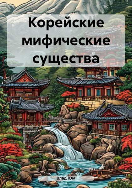 Обложка книги  «Корейские мифические существа»