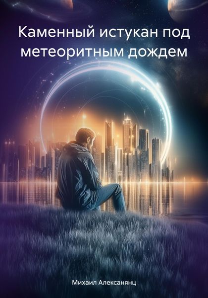 Обложка книги  «Каменный истукан под метеоритным дождем»