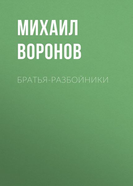 Обложка книги  «Братья-разбойники»