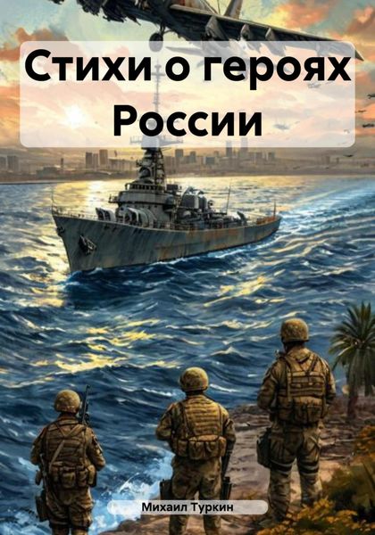 Обложка книги  «Стихи о героях России»