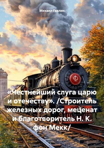 Обложка книги ««Честнейший слуга царю и отечеству». /Строитель железных дорог, меценат и благотворитель Н. К. фон Мекк/»