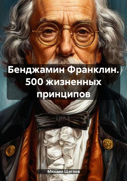 Обложка книги  «Бенджамин Франклин. 500 жизненных принципов из произведений Бенджамина Франклина с объяснением и советами»