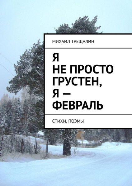 Обложка книги  «Я не просто грустен, я – февраль. Стихи, поэмы»