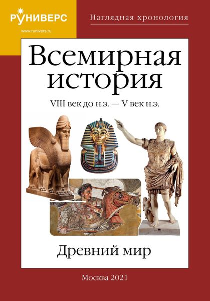 Обложка книги «Наглядная хронология. Всемирная история. Древний мир. VIII век до н.э. – V век н.э.»