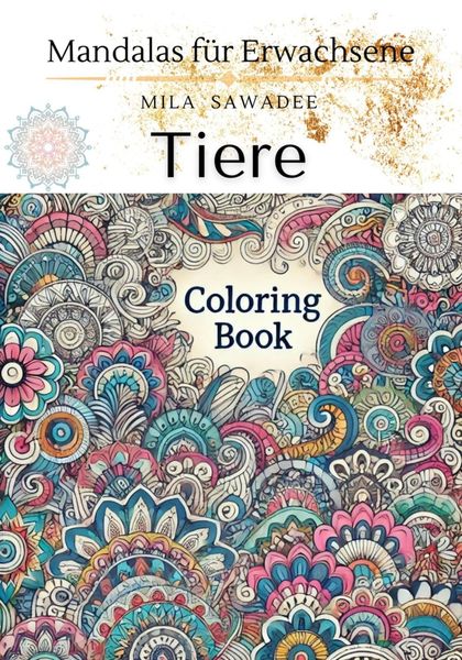 Обложка книги  «Tiere – Mandalas für Erwachsene»