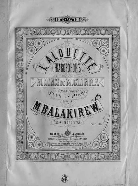 Обложка книги  «L'Alouette»