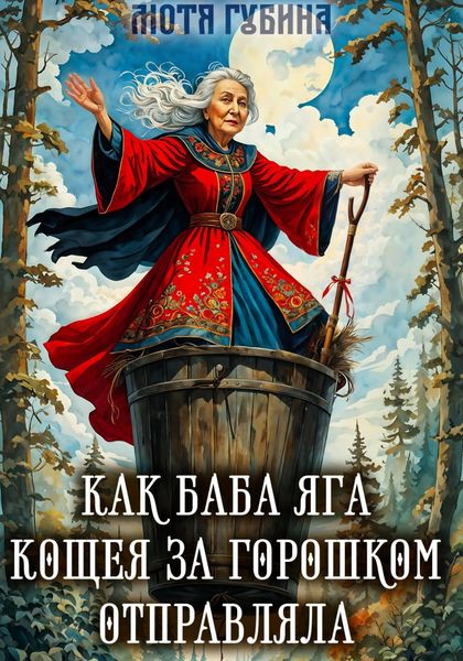 Обложка книги  «Как баба Яга Кощея за горошком отправляла»