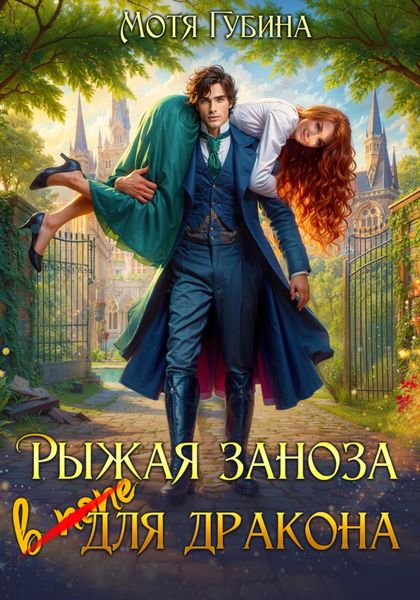 Обложка книги  «Рыжая заноза для Дракона»
