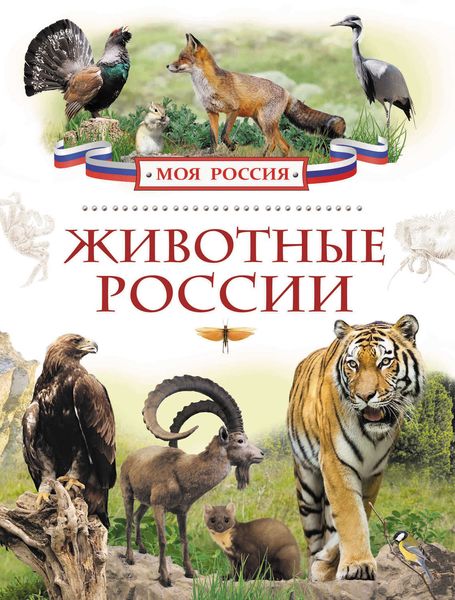 Обложка книги  «Животные России»