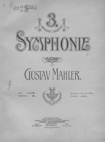 Обложка книги  «3 symphonie»