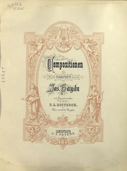 Обложка книги  «Compositionen fur Pianoforte v. Jos. Haydn»
