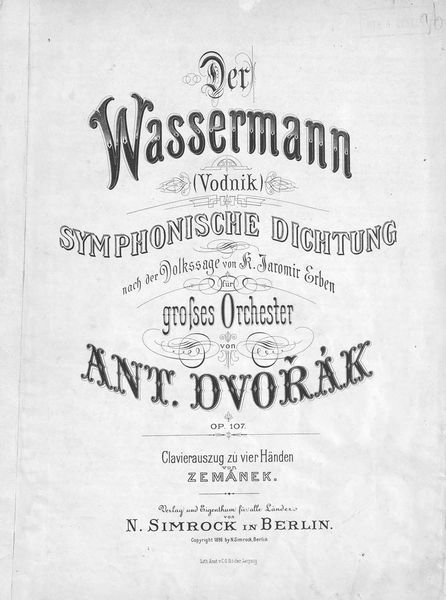 Обложка книги  «Der Wassermann»