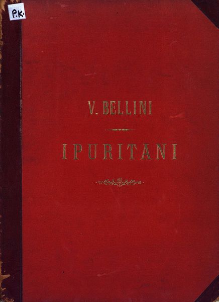 Обложка книги  «I Puritani»