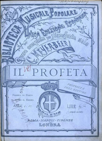 Обложка книги  «Il profeta»