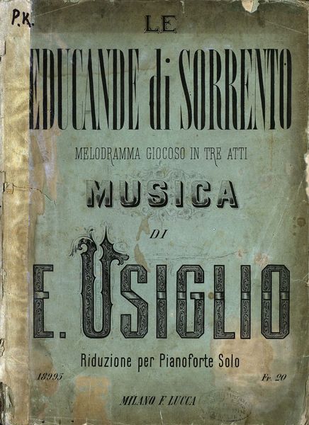 Обложка книги  «Le educande di Sorrento»