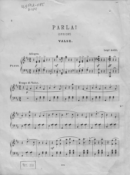 Обложка книги  «Parla!»