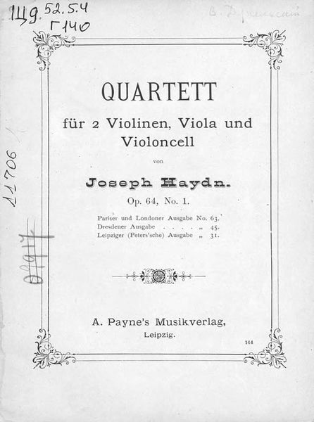 Обложка книги  «Quartett»