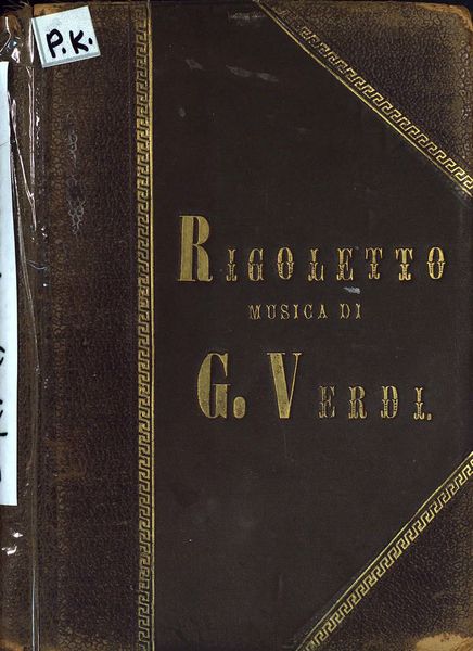 Обложка книги  «Rigoletto»