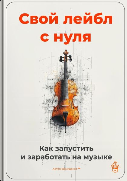 Обложка книги  «Свой лейбл с нуля: Как запустить и заработать на музыке»