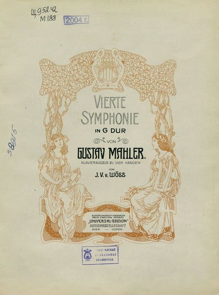 Обложка книги  «Vierte symphonie in G-dur»