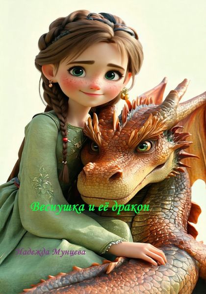 Обложка книги  «Веснушка и её дракон»