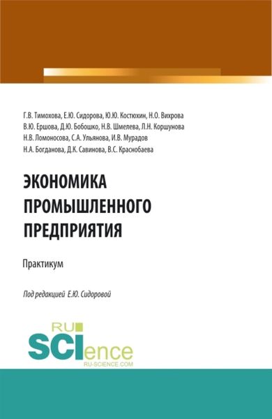 Обложка книги  «Экономика промышленного предприятия: Практикум. (Бакалавриат). Учебное пособие.»