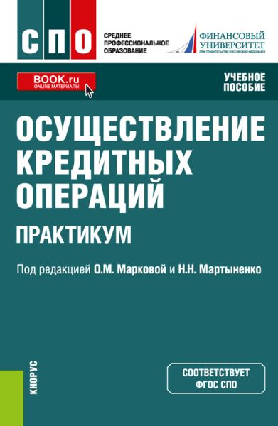 Обложка книги  «Осуществление кредитных операций. Практикум. (СПО). Учебное пособие.»