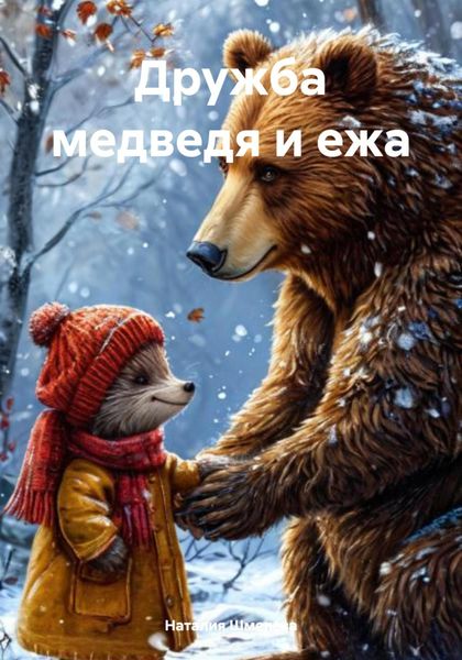 Обложка книги  «Дружба медведя и ежа»