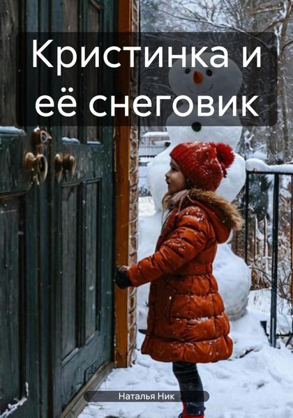 Обложка книги  «Кристинка и её снеговик»