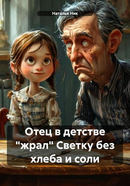 Обложка книги  «Отец в детстве «жрал» Светку без хлеба и соли»