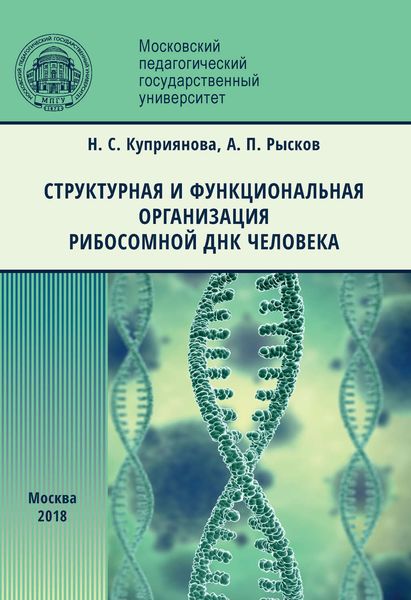 Обложка книги  «Структурная и функциональная организация рибосомной ДНК человека»