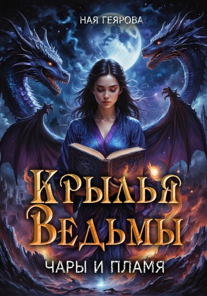 Обложка книги  «Крылья ведьмы. Чары и Пламя»