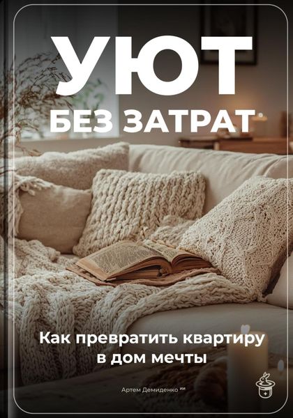 Обложка книги  «Уют без затрат: Как превратить квартиру в дом мечты»