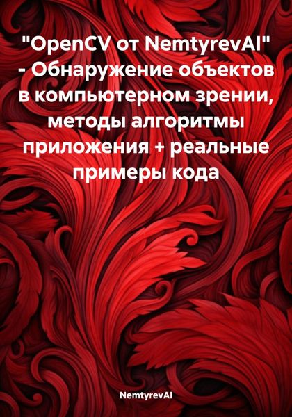 Обложка книги  ««OpenCV от NemtyrevAI» – Обнаружение объектов в компьютерном зрении, методы алгоритмы приложения + реальные примеры кода»