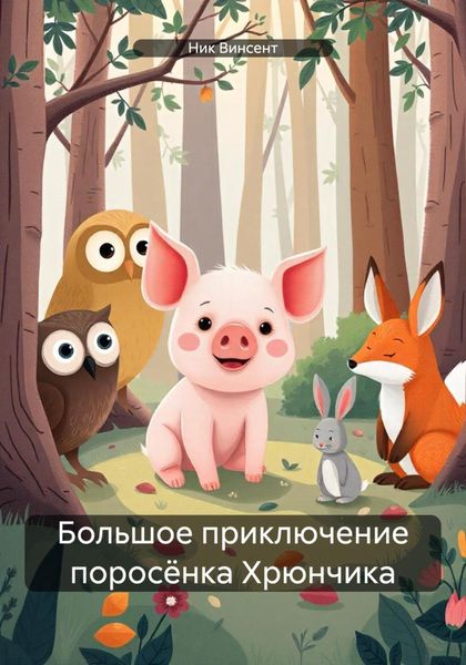 Обложка книги  «Большое приключение поросёнка Хрюнчика»