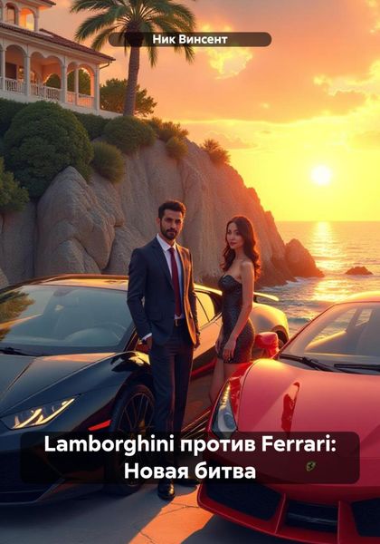 Обложка книги  «Lamborghini против Ferrari: Новая битва»